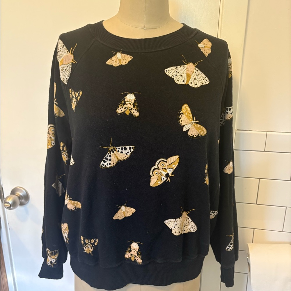 Wildfox Butterfly Pullover Sweater Size Large